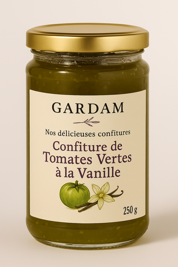 Confiture de Tomates Vertes à la Vanille – Douceur Inattendue & Parfum Envoûtant
