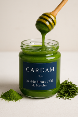 Miel de Fleurs d'été à la Matcha