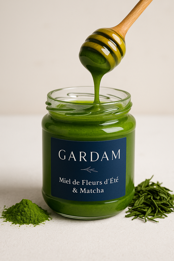 Miel de Fleurs d'été à la Matcha