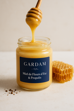Miel de Fleurs d'été à la Propolis