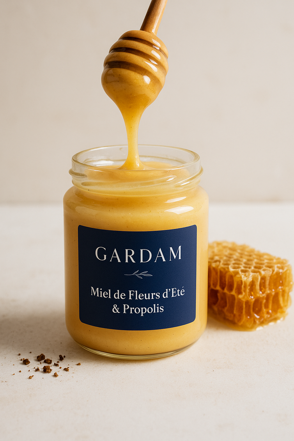 Miel de Fleurs d'été à la Propolis