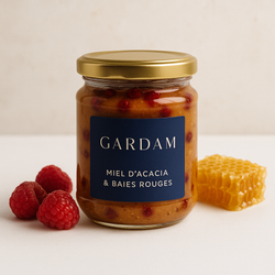 Miel d'Acacia et Baies Rouges