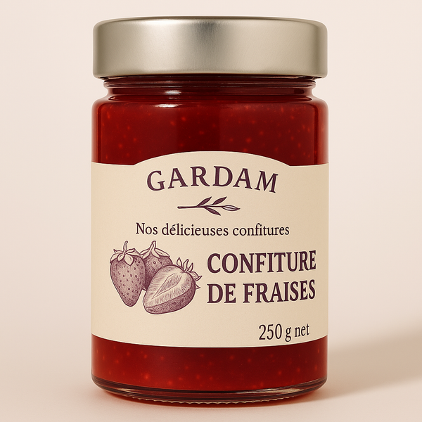 Confiture de Fraises – Douceur Intemporelle à la Fraise Mûrie au Soleil