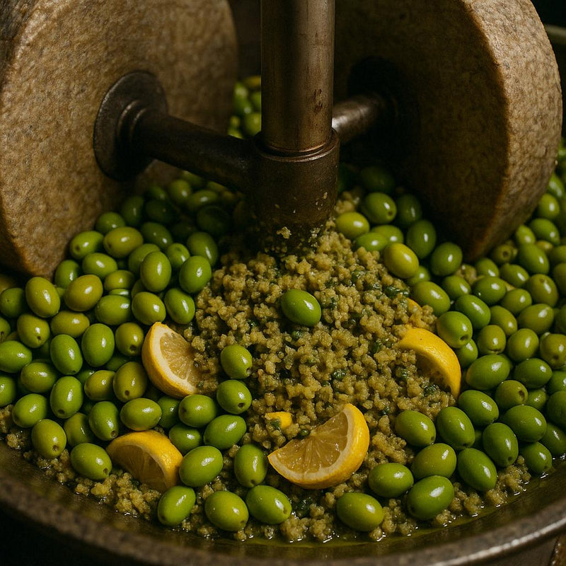 huile d'olive aromatique au citron